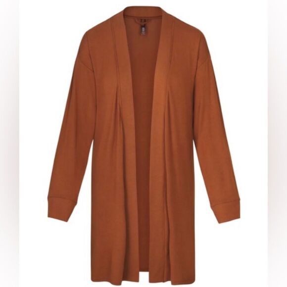 SKIMS Women's Robe in Rich Mustard - Picture 11 of 11